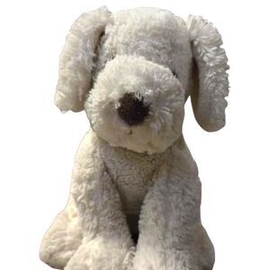 Brookstone NAP Plush Puppy Dog – Cream 11" Stuffed Animal Soft Toy